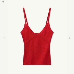 Red Asta Resort Top with Tag